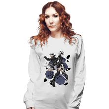Load image into Gallery viewer, Daily_Deal_Shirts Long Sleeve Shirts, Unisex / Small / White Android Hunter
