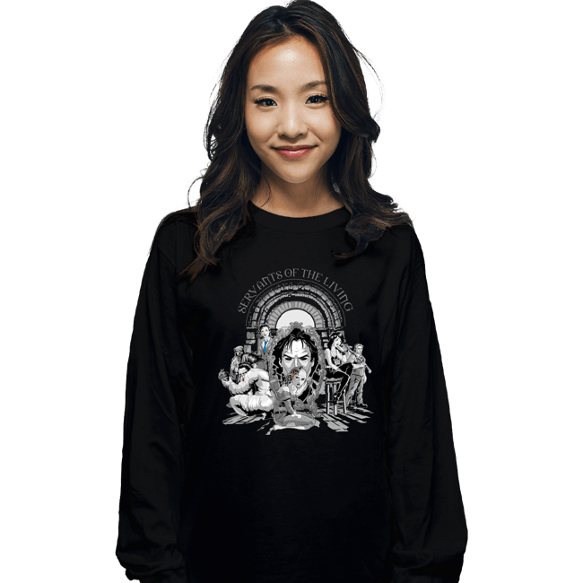 Shirts Long Sleeve Shirts, Unisex / Small / Black Servants Of The Living