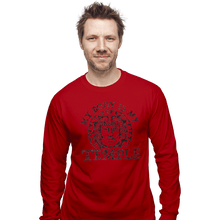Load image into Gallery viewer, Shirts Long Sleeve Shirts, Unisex / Small / Red My Body Is A Hidden Temple
