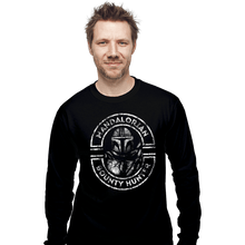 Load image into Gallery viewer, Shirts Long Sleeve Shirts, Unisex / Small / Black Mandalorian Bounty Hunter
