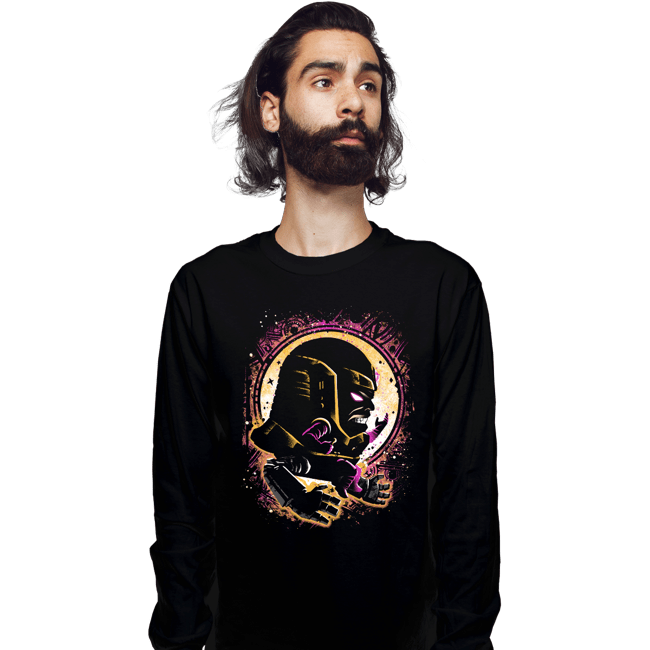 Daily_Deal_Shirts Long Sleeve Shirts, Unisex / Small / Black Big Head