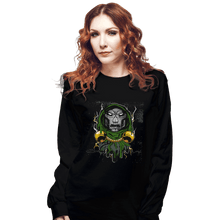 Load image into Gallery viewer, Shirts Long Sleeve Shirts, Unisex / Small / Black Doom Style
