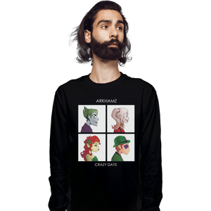 Shirts Long Sleeve Shirts, Unisex / Small / Black Arkhamz