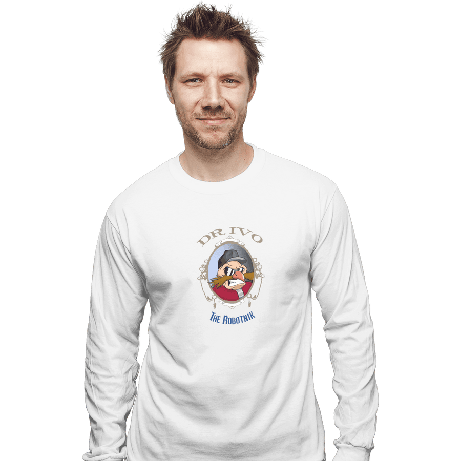 Shirts Long Sleeve Shirts, Unisex / Small / White The Robotnik