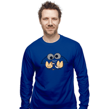 Load image into Gallery viewer, Shirts Long Sleeve Shirts, Unisex / Small / Royal Blue Unfortunate Cookie

