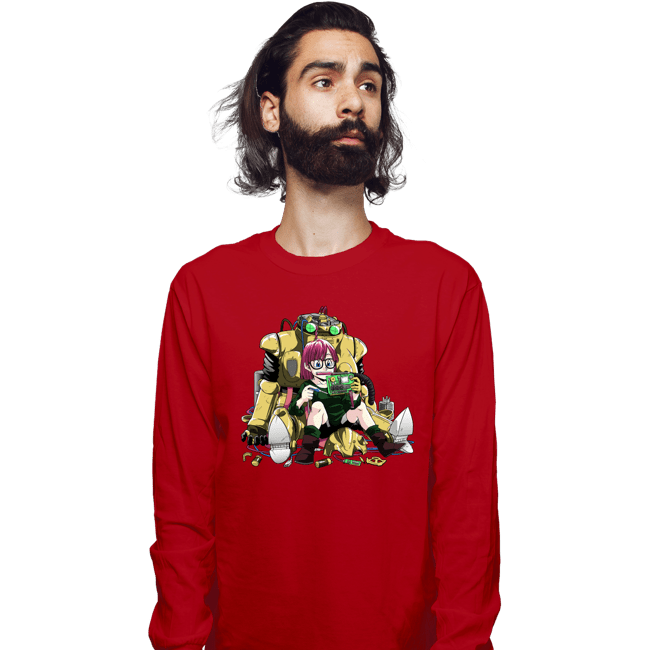 Secret_Shirts Long Sleeve Shirts, Unisex / Small / Red Robo Upgrade