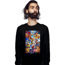 Load image into Gallery viewer, Shirts Long Sleeve Shirts, Unisex / Small / Black X-Men VS Street Fighter

