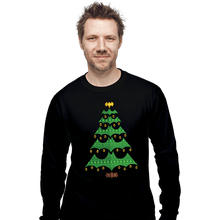 Load image into Gallery viewer, Daily_Deal_Shirts Long Sleeve Shirts, Unisex / Small / Black Holy Christmas Tree, Batman!
