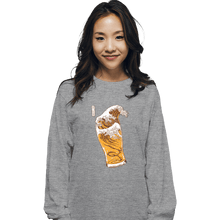 Load image into Gallery viewer, Daily_Deal_Shirts Long Sleeve Shirts, Unisex / Small / Sports Grey The Great Beer Wave
