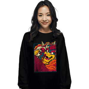 Daily_Deal_Shirts Long Sleeve Shirts, Unisex / Small / Black Attack On Bowser