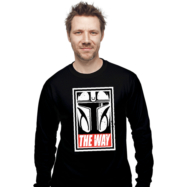 Shirts Long Sleeve Shirts, Unisex / Small / Black The Way
