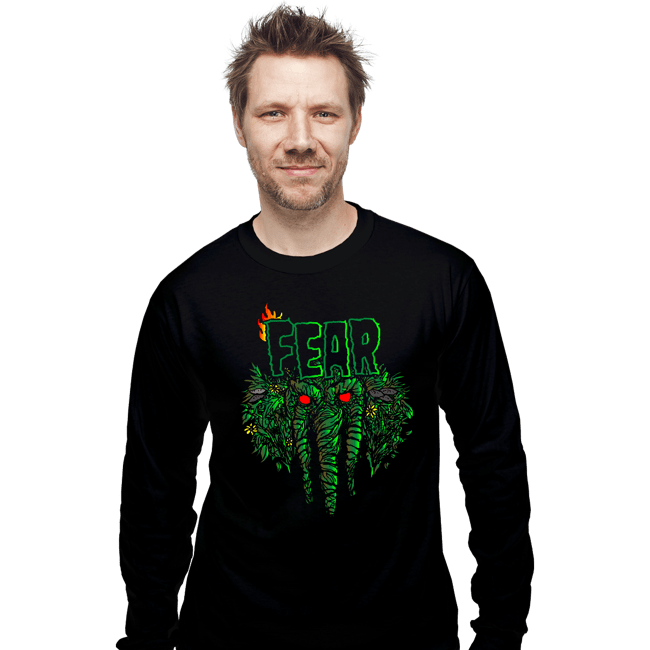 Secret_Shirts Long Sleeve Shirts, Unisex / Small / Black Fear-Thing