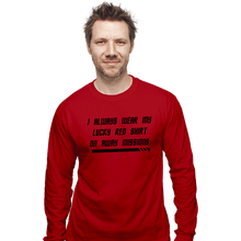 Load image into Gallery viewer, Daily_Deal_Shirts Long Sleeve Shirts, Unisex / Small / Red Lucky Red Shirt

