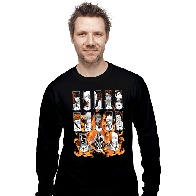 Shirts Long Sleeve Shirts, Unisex / Small / Black Captain