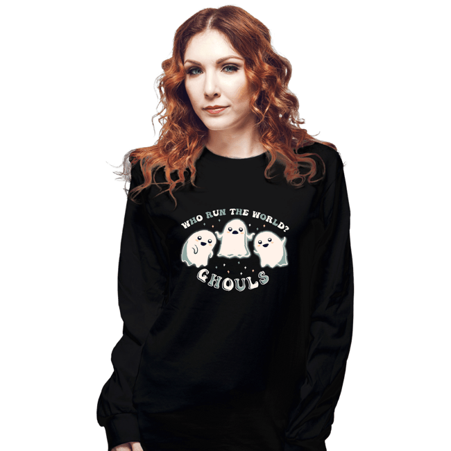 Secret_Shirts Long Sleeve Shirts, Unisex / Small / Black Ghouls