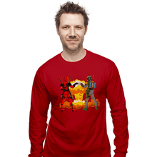 Load image into Gallery viewer, Secret_Shirts Long Sleeve Shirts, Unisex / Small / Red Epic Bro Fist Secret Sale
