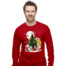 Load image into Gallery viewer, Daily_Deal_Shirts Long Sleeve Shirts, Unisex / Small / Red Super Christmas
