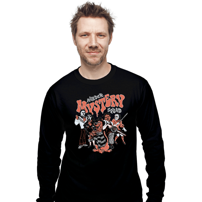 Secret_Shirts Long Sleeve Shirts, Unisex / Small / Black The Murder Mystery Squad