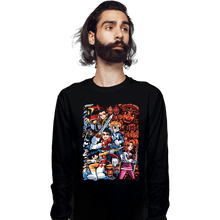 Load image into Gallery viewer, Daily_Deal_Shirts Long Sleeve Shirts, Unisex / Small / Black Morphin&#39; Pilgrim
