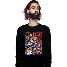 Load image into Gallery viewer, Daily_Deal_Shirts Long Sleeve Shirts, Unisex / Small / Black Morphin&#39; Pilgrim
