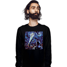 Load image into Gallery viewer, Daily_Deal_Shirts Long Sleeve Shirts, Unisex / Small / Black Van Gogh Never Saved Gotham

