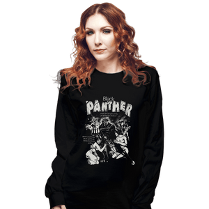 Shirts Long Sleeve Shirts, Unisex / Small / Black Black Panther