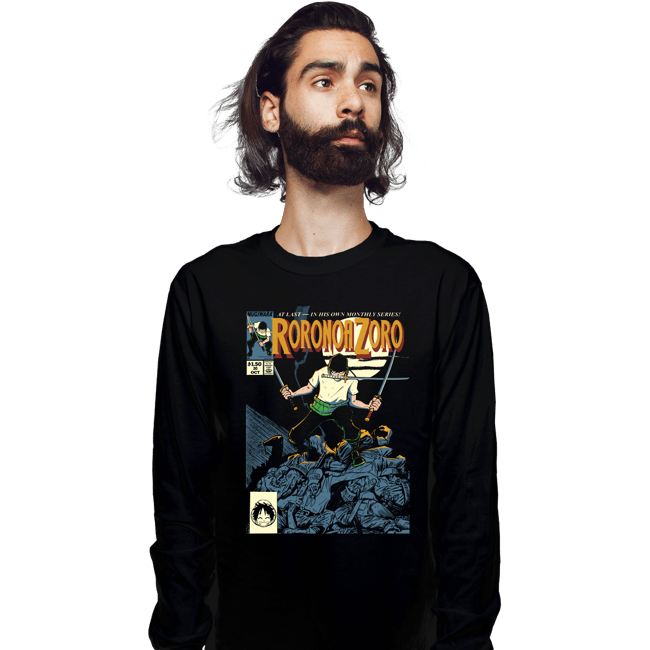 Daily_Deal_Shirts Long Sleeve Shirts, Unisex / Small / Black Pirate Hunter