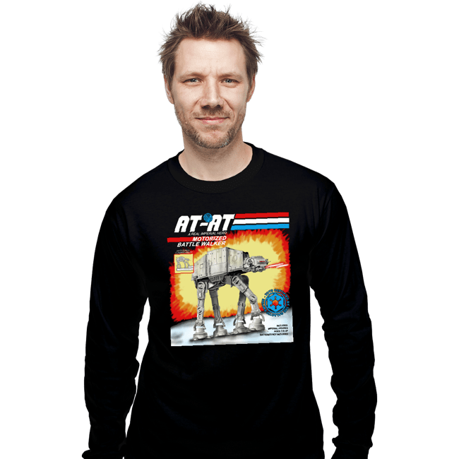 Daily_Deal_Shirts Long Sleeve Shirts, Unisex / Small / Black Real Imperial Hero