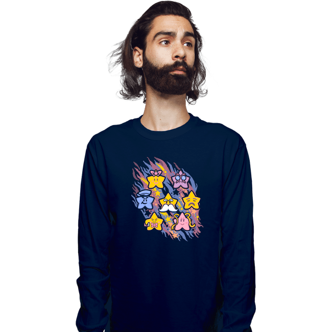 Secret_Shirts Long Sleeve Shirts, Unisex / Small / Navy Star Power