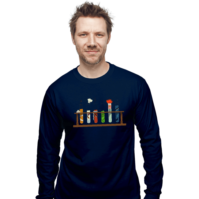 Secret_Shirts Long Sleeve Shirts, Unisex / Small / Navy Muppet Science!