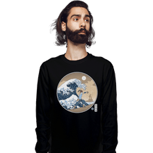 Load image into Gallery viewer, Shirts Long Sleeve Shirts, Unisex / Small / Black The Great Wave Of Republic City
