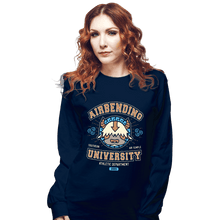 Load image into Gallery viewer, Secret_Shirts Long Sleeve Shirts, Unisex / Small / Navy Airbending University
