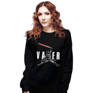 Shirts Long Sleeve Shirts, Unisex / Small / Black Air Vader