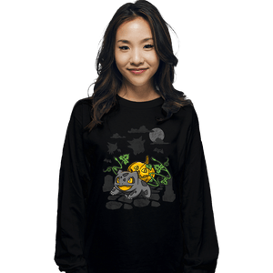 Secret_Shirts Long Sleeve Shirts, Unisex / Small / Black Bulb O Lantern