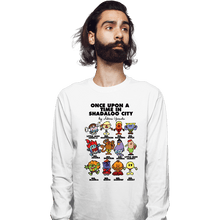 Load image into Gallery viewer, Daily_Deal_Shirts Long Sleeve Shirts, Unisex / Small / White Once Upon A Time In Shadaloo
