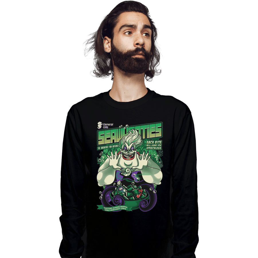Shirts Long Sleeve Shirts, Unisex / Small / Black Seawheaties