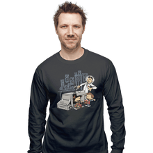 Load image into Gallery viewer, Shirts Long Sleeve Shirts, Unisex / Small / Charcoal Scientific Paradox Goes Boom
