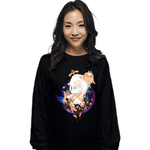 Load image into Gallery viewer, Shirts Long Sleeve Shirts, Unisex / Small / Black Cute Companion Paimon
