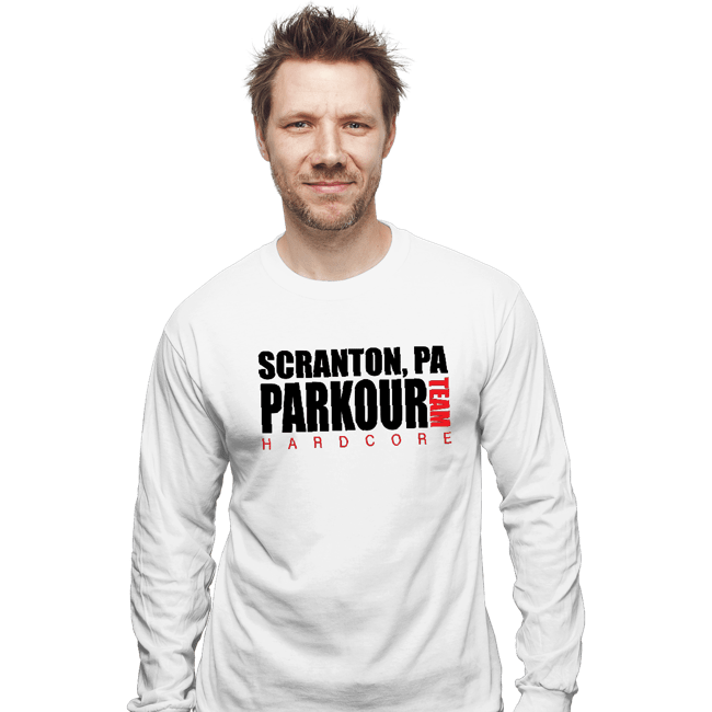 Shirts Long Sleeve Shirts, Unisex / Small / White Parkour Team
