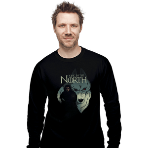 Shirts Long Sleeve Shirts, Unisex / Small / Black King In The North