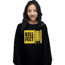 Load image into Gallery viewer, Shirts Long Sleeve Shirts, Unisex / Small / Black Kill Feet
