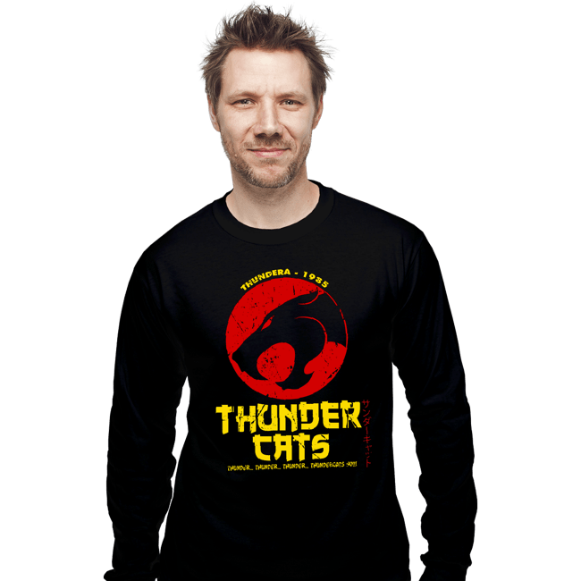 Daily_Deal_Shirts Long Sleeve Shirts, Unisex / Small / Black Thundercats Japan