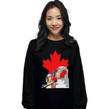 Load image into Gallery viewer, Shirts Long Sleeve Shirts, Unisex / Small / Black Captain Canuck And Team Canada
