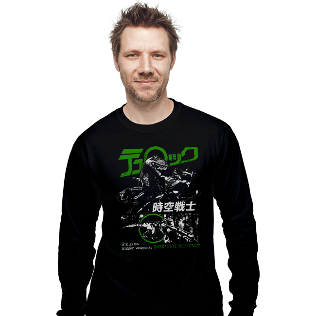 Daily_Deal_Shirts Long Sleeve Shirts, Unisex / Small / Black Jikuu Senshi Turok