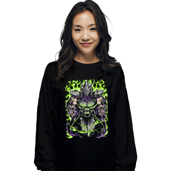 Daily_Deal_Shirts Long Sleeve Shirts, Unisex / Small / Black Blade Master Of The Foot