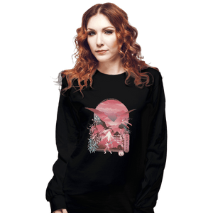 Shirts Long Sleeve Shirts, Unisex / Small / Black Pink Ranger Ukiyoe