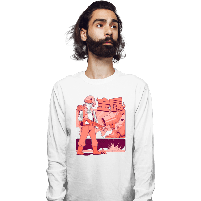 Daily_Deal_Shirts Long Sleeve Shirts, Unisex / Small / White Classic Commando X