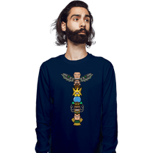 Load image into Gallery viewer, Daily_Deal_Shirts Long Sleeve Shirts, Unisex / Small / Navy Totem Of Villains
