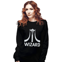 Load image into Gallery viewer, Secret_Shirts Long Sleeve Shirts, Unisex / Small / Black Wizard
