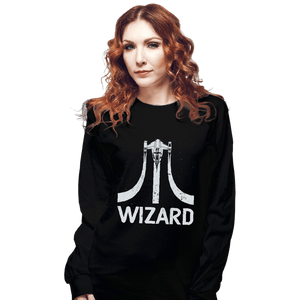 Secret_Shirts Long Sleeve Shirts, Unisex / Small / Black Wizard